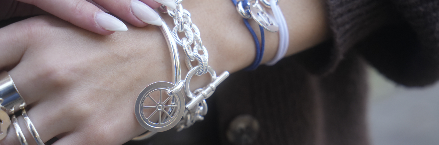 3 Charms Argentés Pour Bracelet Ou Sac - Signés PIERRE LANG - Occasion En Bon état