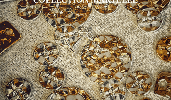 Collection martelée dorée et argentée 