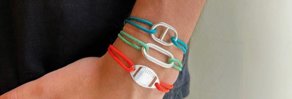 Bracelet Homme Musardise Cordon Coloré 