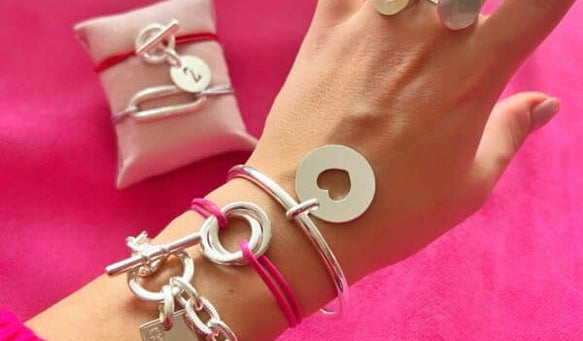 bijoux femme main cordon Musardise Rose 