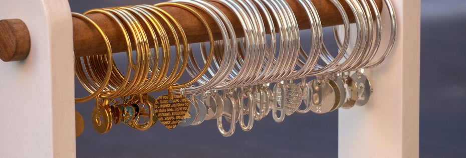 Joncs dorés argentés Musardise 