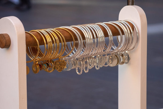 Joncs dorés argentés Musardise 