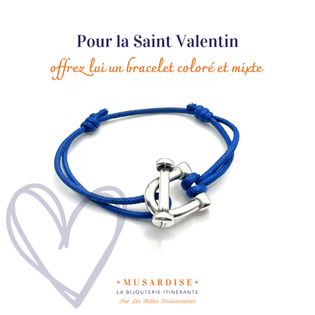 Saint Valentin Bijoux Bracelet Mixte Elle et Lui 