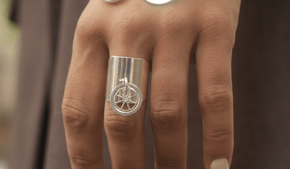 Jonc étoile Musardise bijoux fait main 