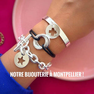 bracelet pendentif argent Montpellier Galeries Lafayette 