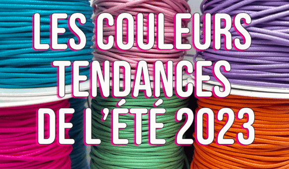 cordons couleurs bijoux Musardise été 2023 