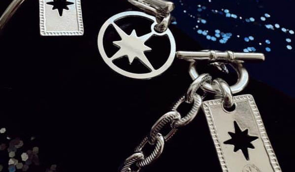 Le symbole de l'étoile polaire en bijouterie