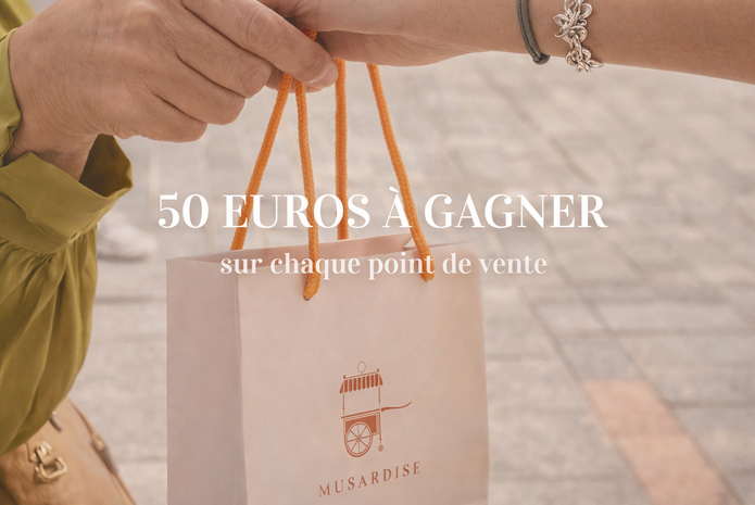 Règlement du jeu concours Musardise – Bon d’achat 50