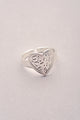 Bague Coeur Sauvage argentée