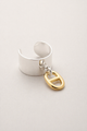 Bague petite Maille dorée et argentée