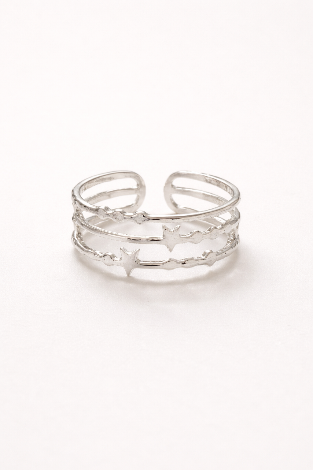 Bague Constellation argentée