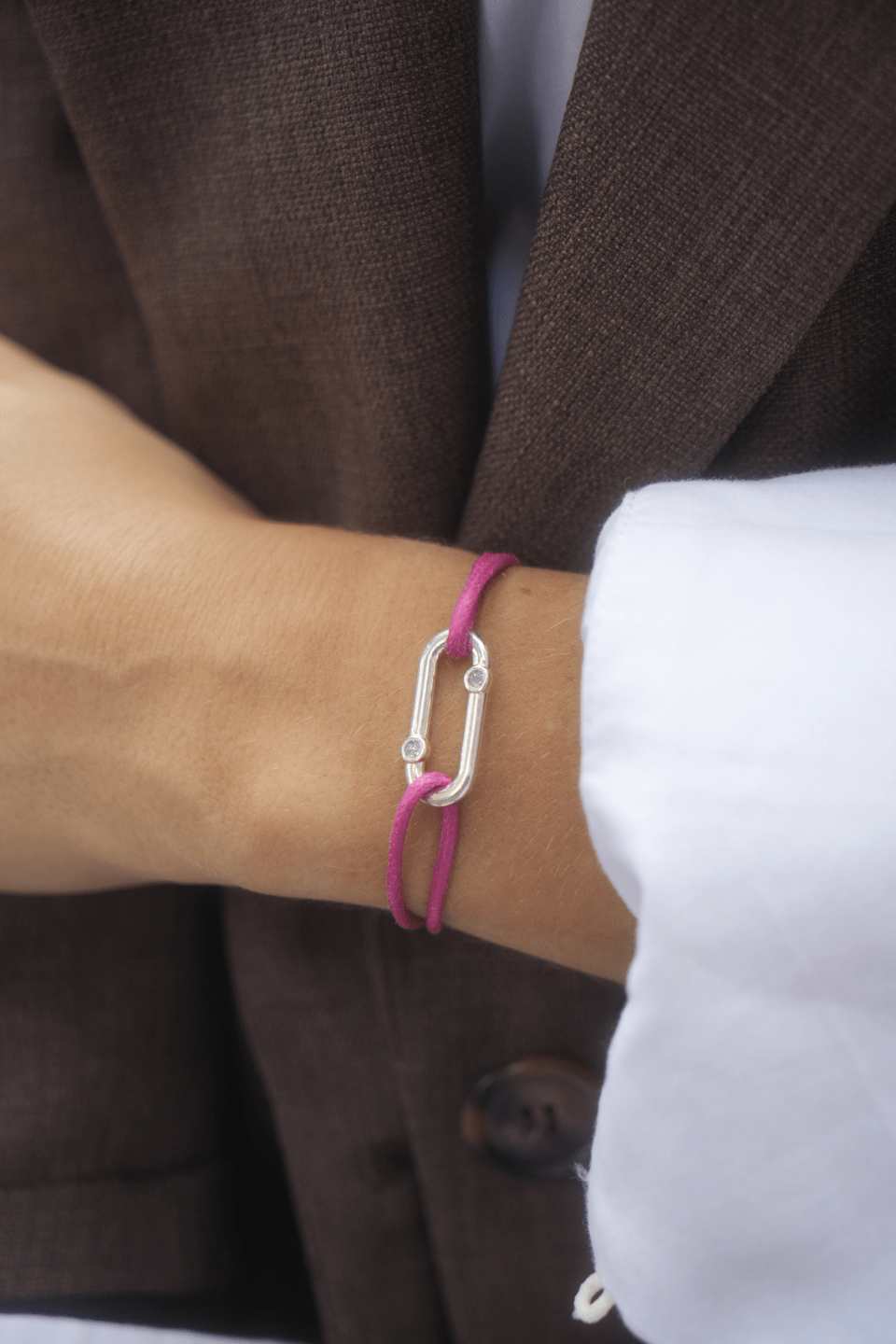 Bracelet Ricky Strass argenté