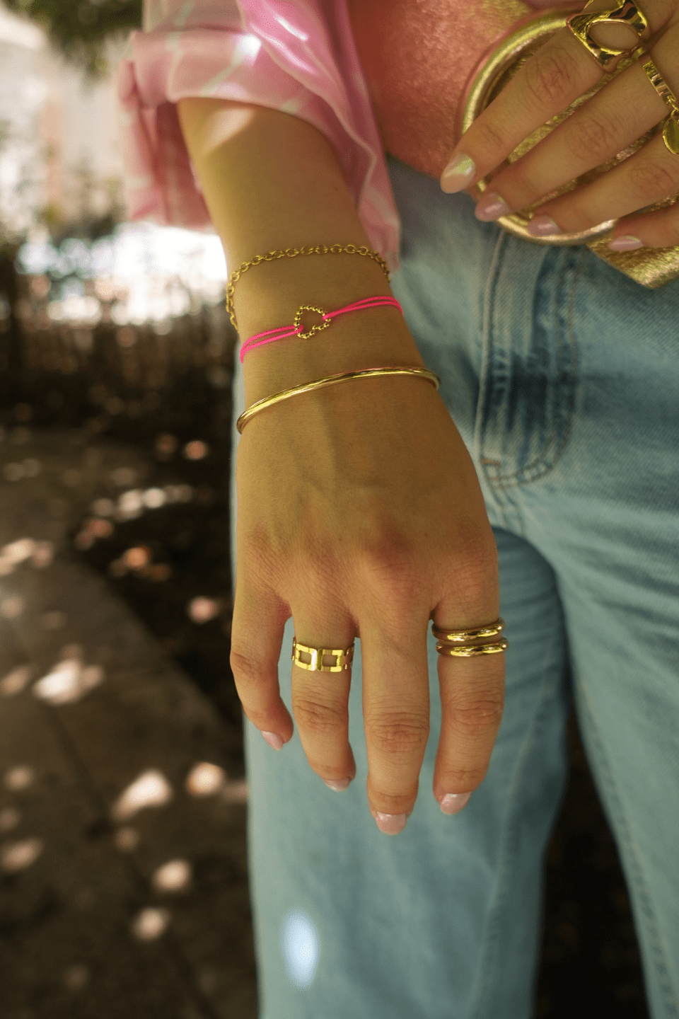 Bracelet petit Coeur doré