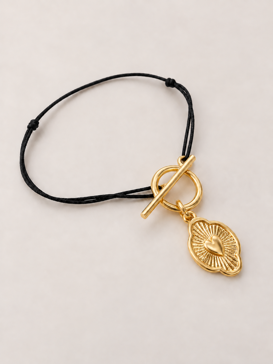 Bracelet Lou coeur Boheme doré