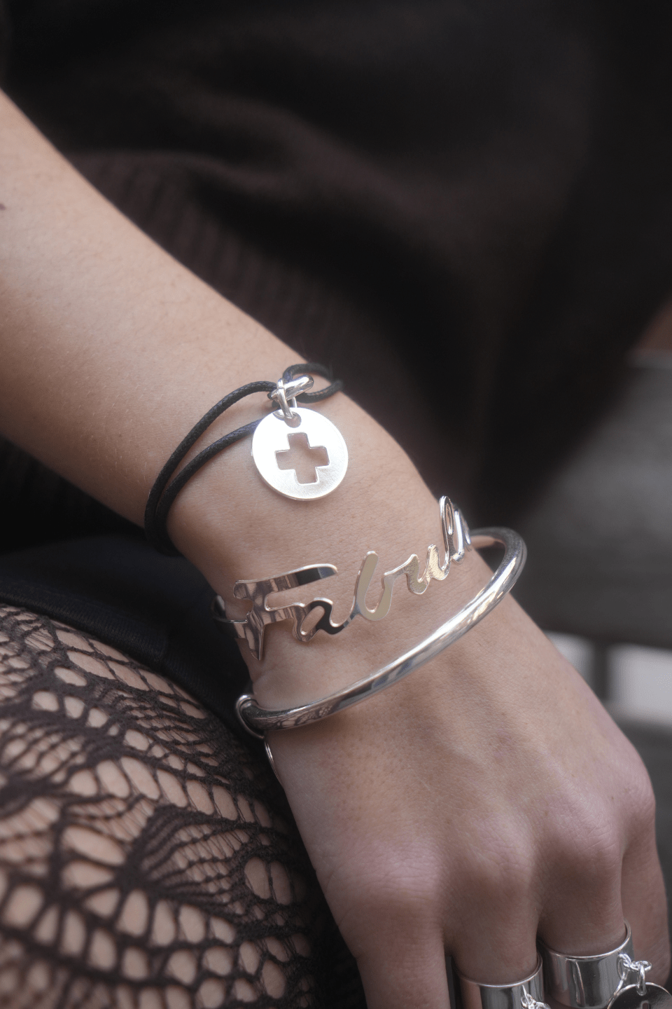 Bracelet Liv médaille croix Cruz