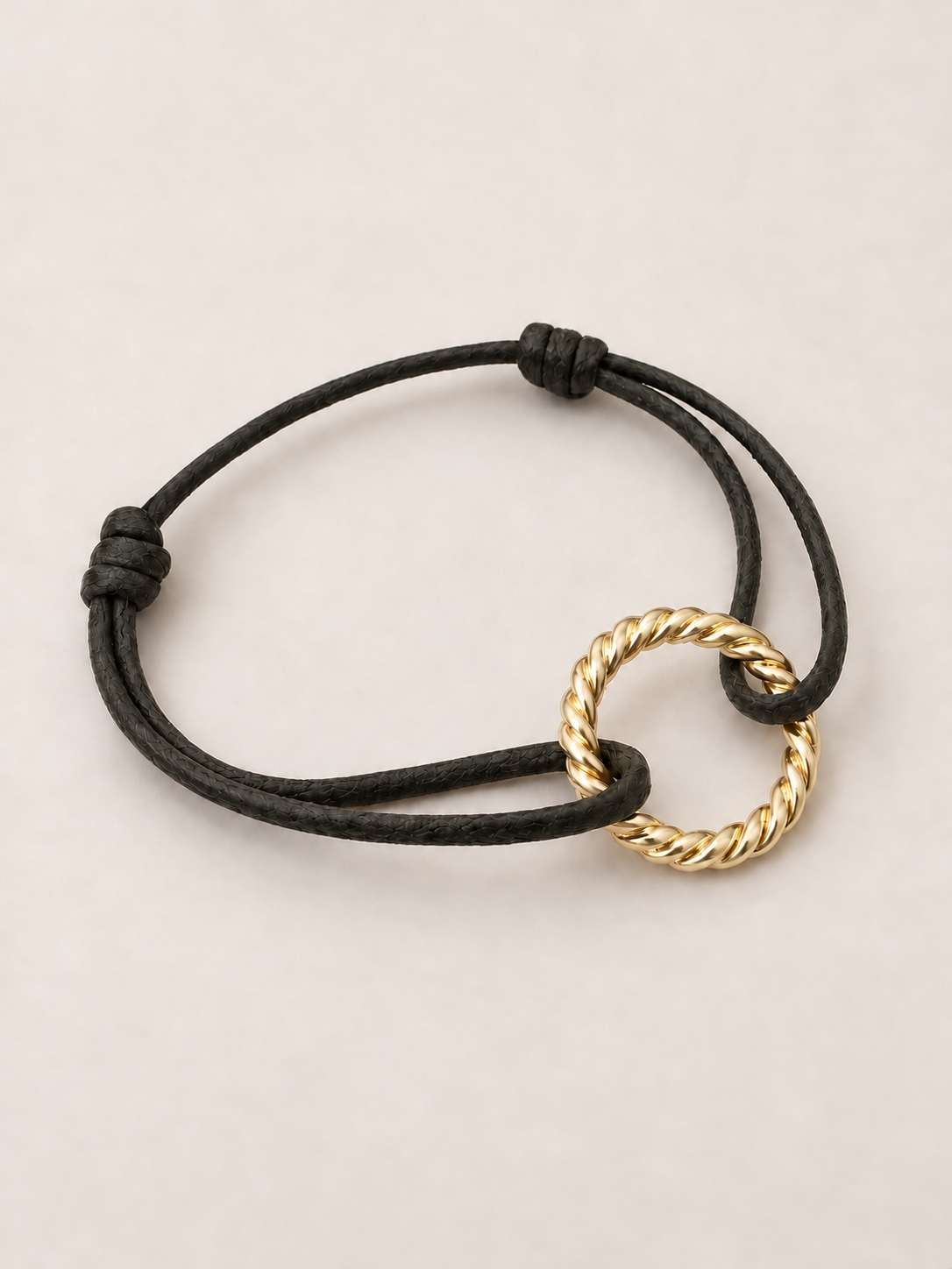 Bracelet torsade doré