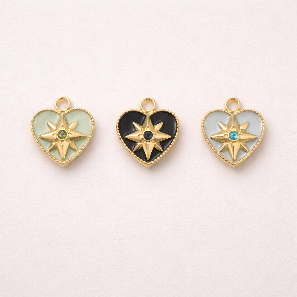 Collier Tressé Coeur Strass