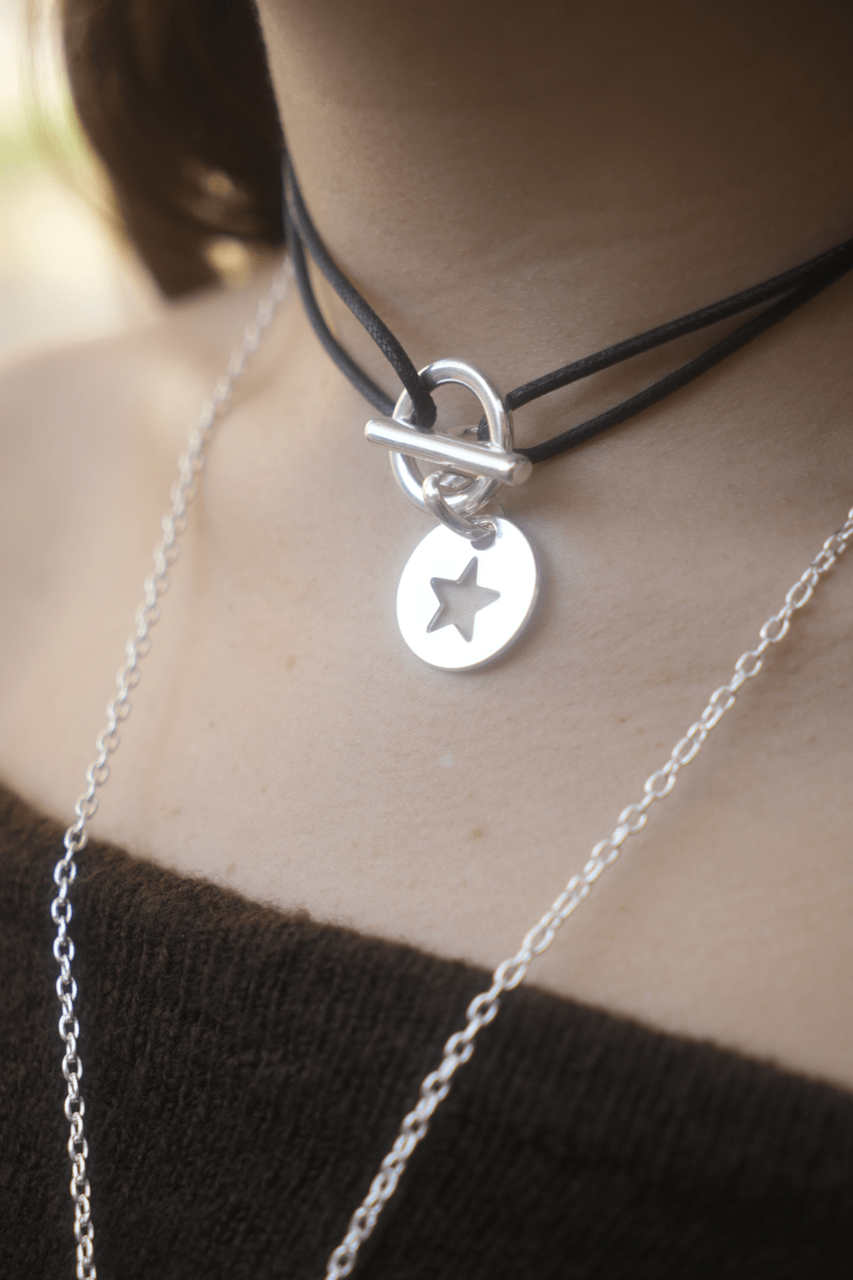 Collier Attache médaille Étoile