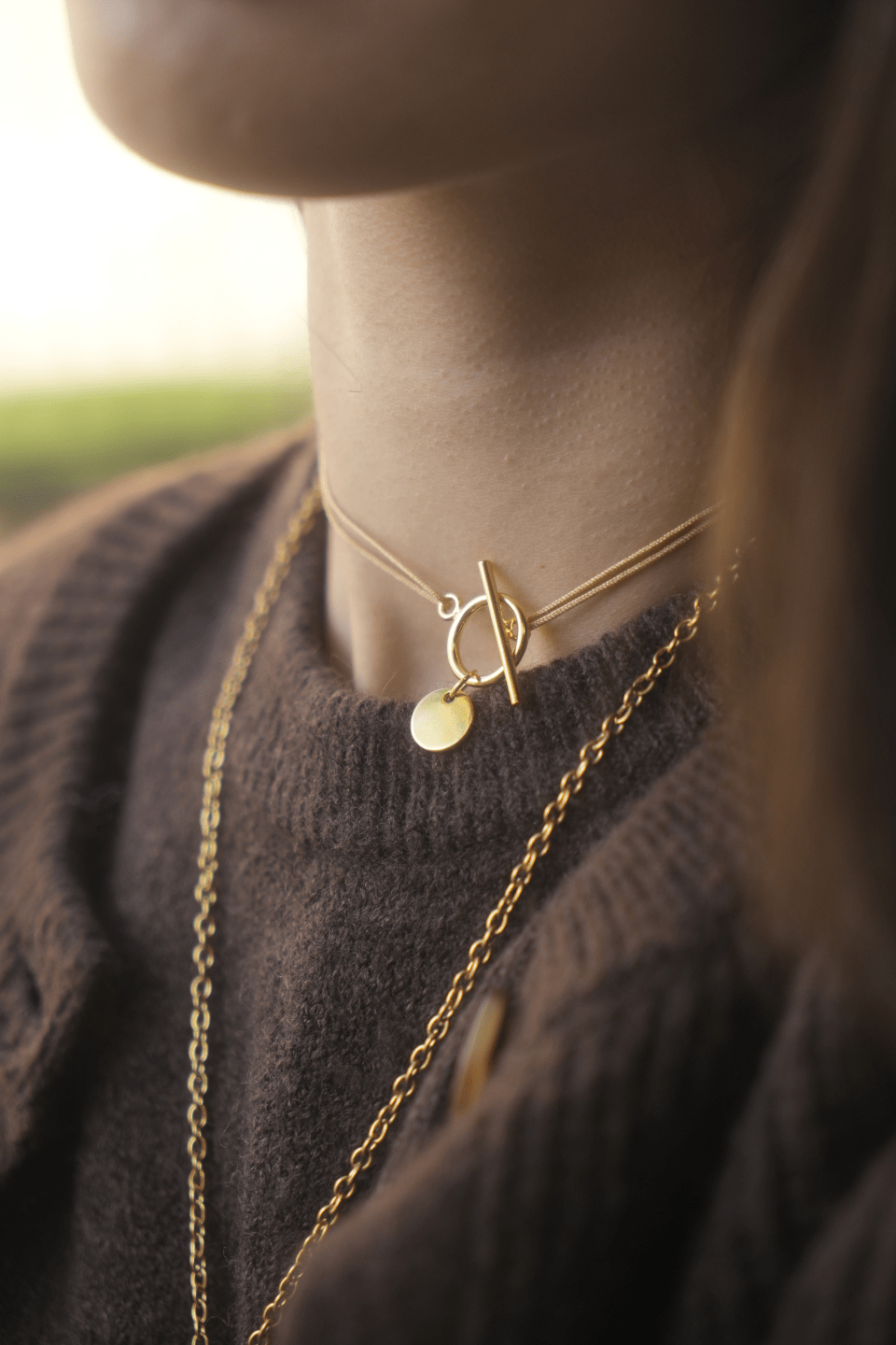 Collier Lou Médaille Doré