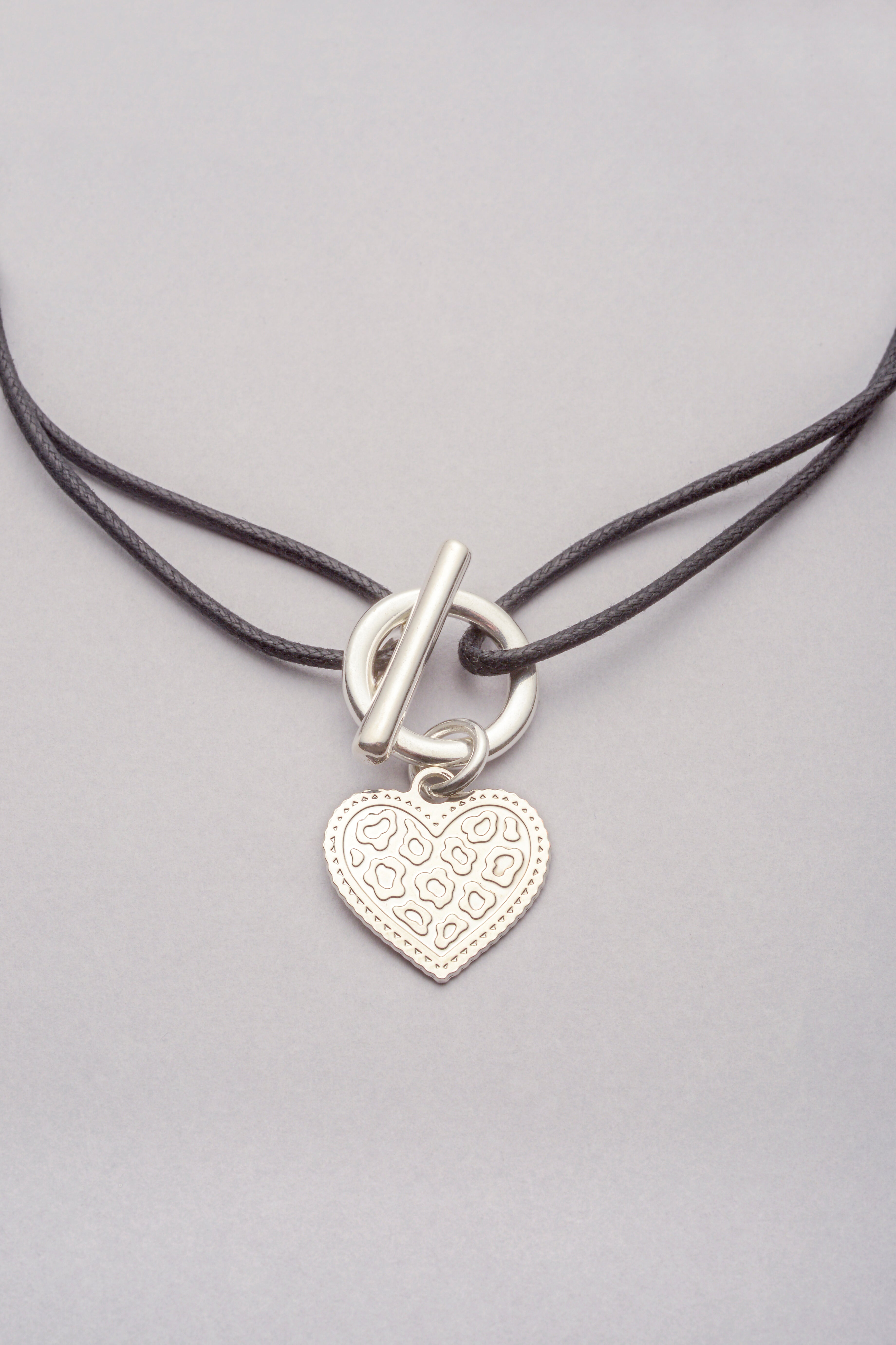 Collection Coeur Sauvage de Musardise - Collier attache argenté