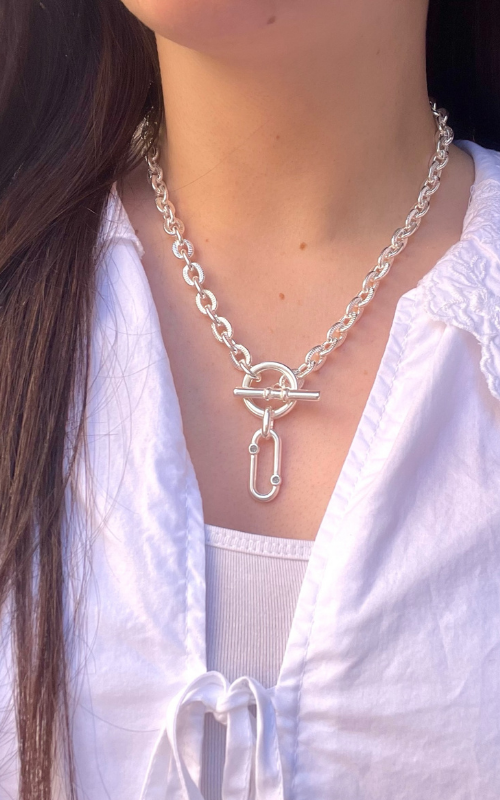 Collier Scarlett pendentif Ricky Strass