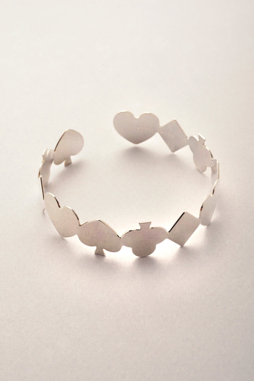 Bracelet Las Vegas argenté fabriqué en France. Bijou pour femme tendance. 