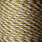 Collier tressé médaille Étoile doré