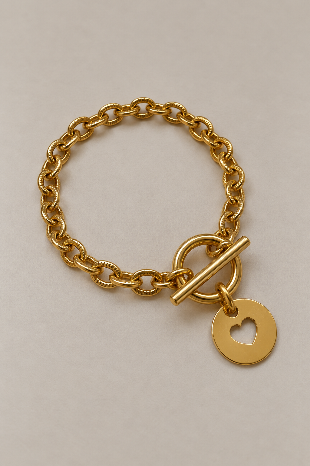 Bracelet Scarlett cœur doré – Musardise