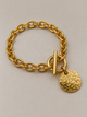 Bracelet Scarlett léopard doré