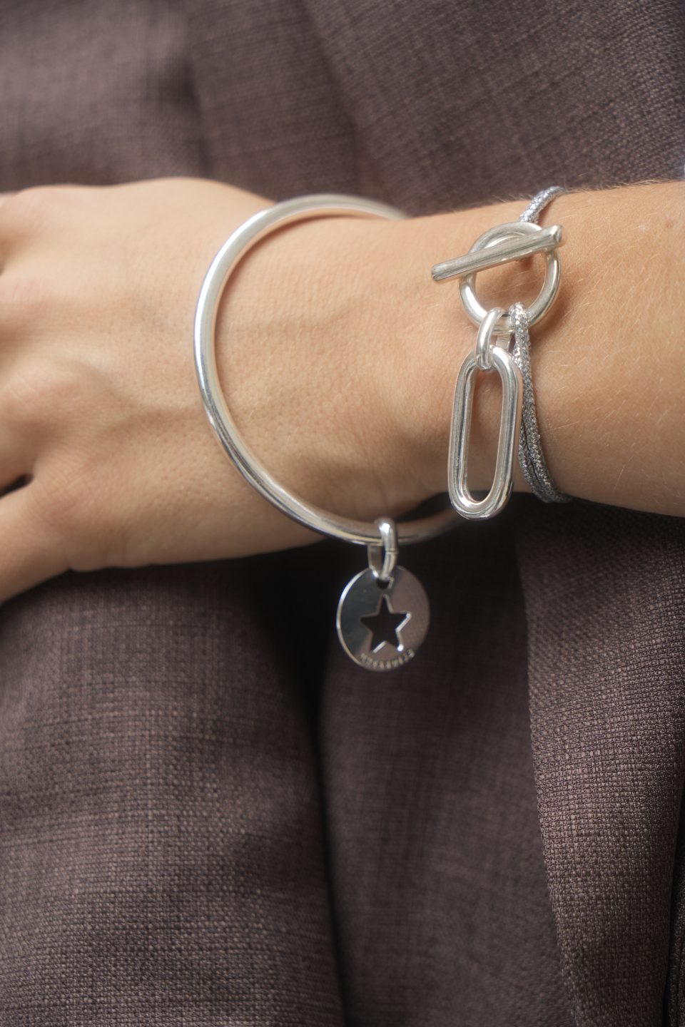 Bracelet attache pendentif Ricky