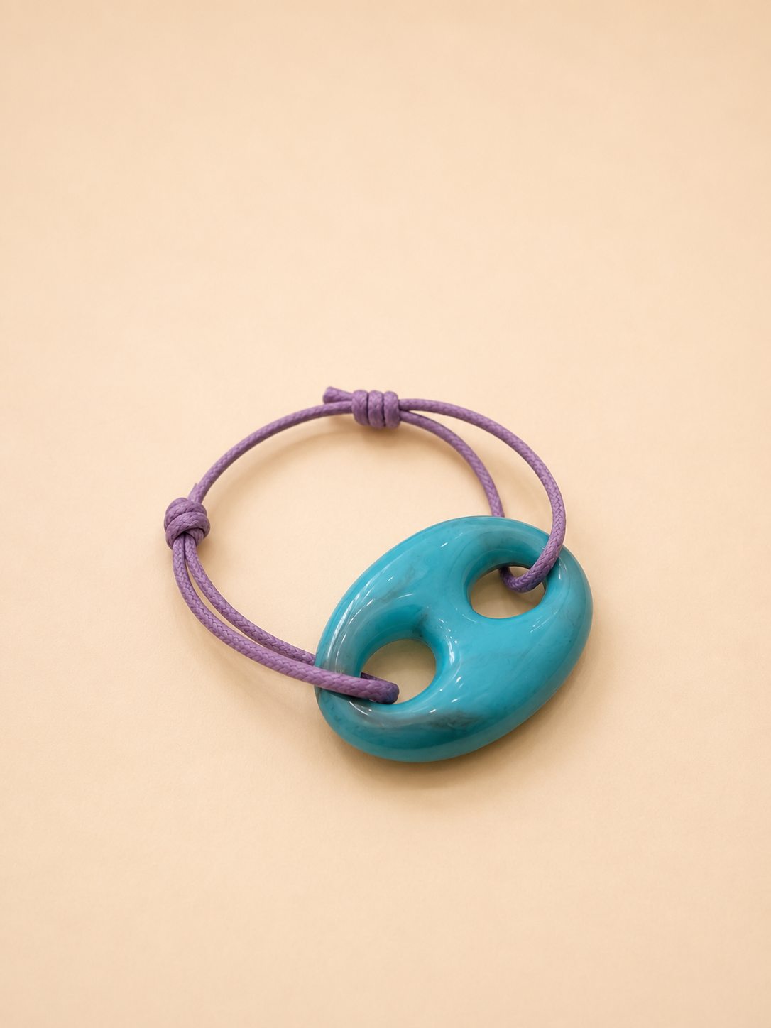 Bracelet grain de café coloré