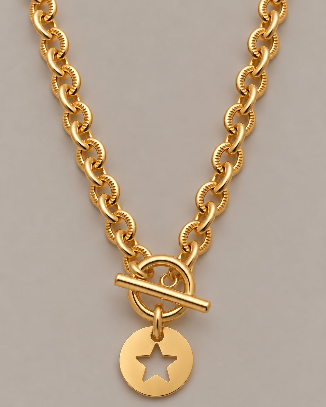 Collier Scarlett étoile doré Musardise