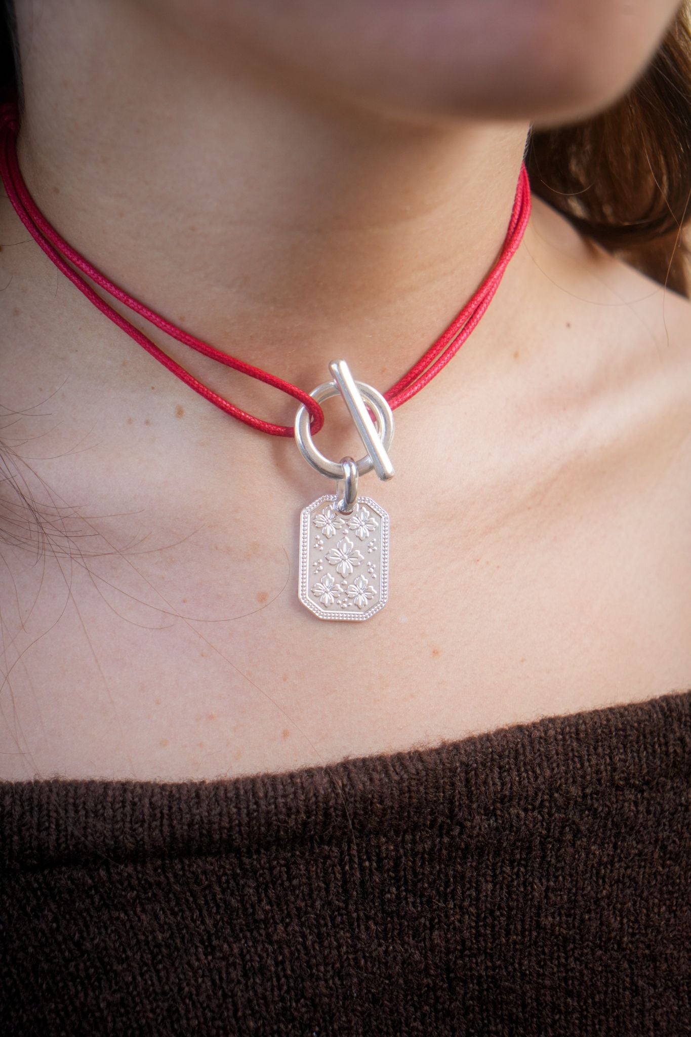 Collier de la collection fleurs d'hiver de Musardise