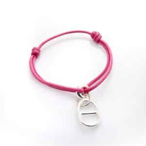 bracelet pendentif maille marine cordon réglable