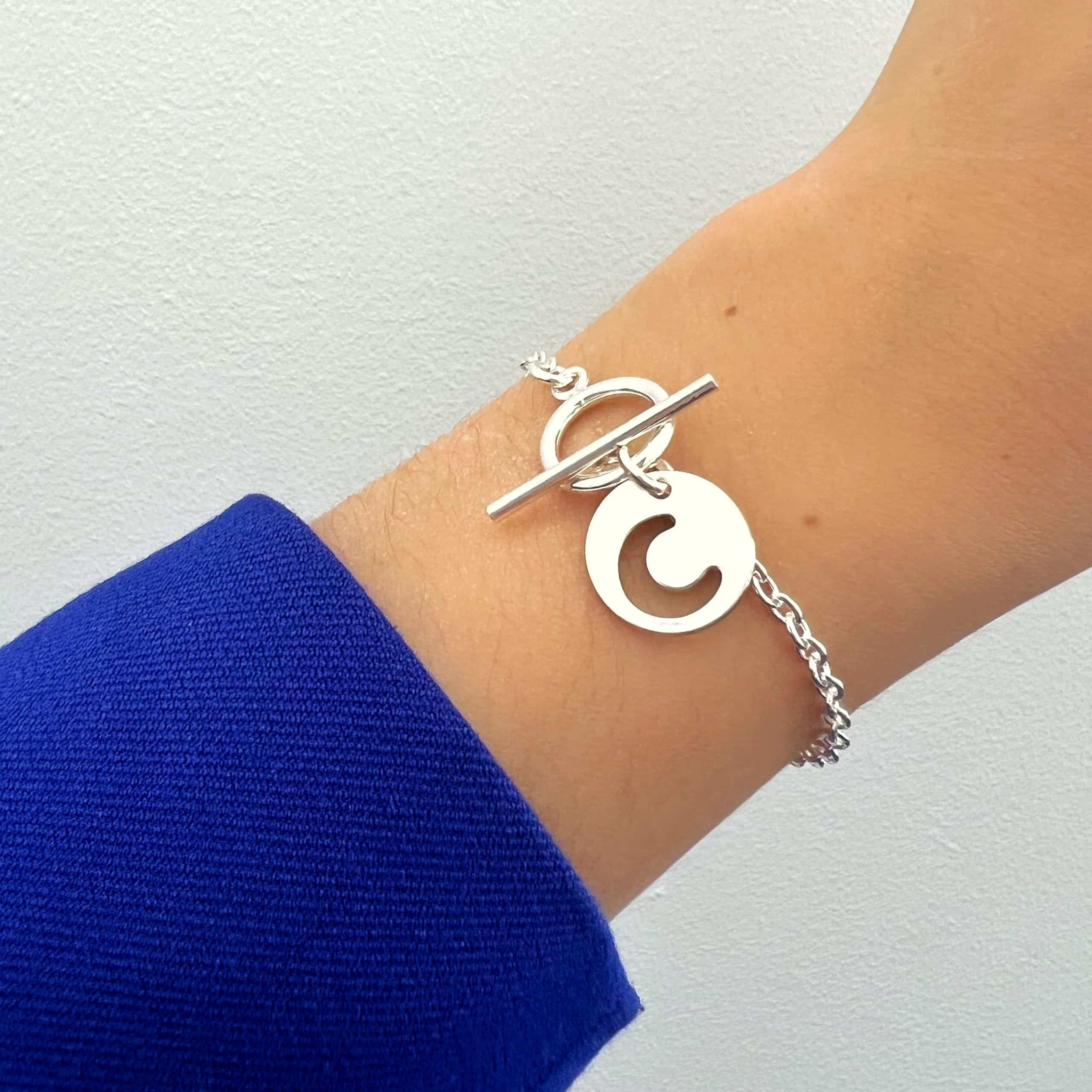 Bracelet chaîne lune