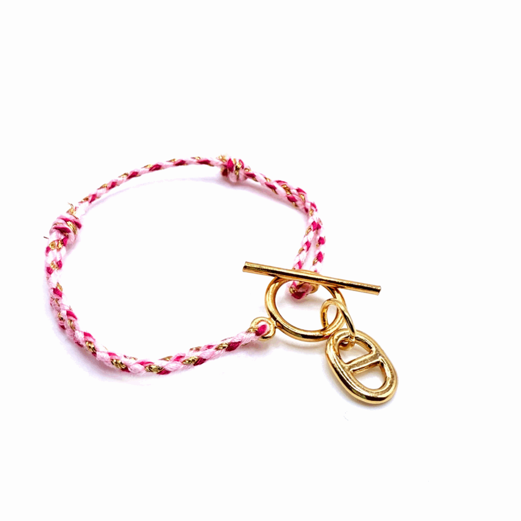 Bracelet Lou Maille tressé doré